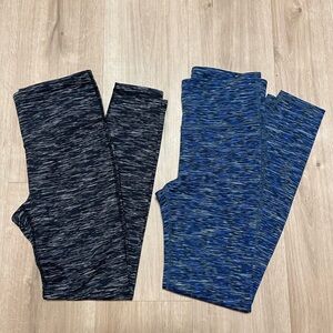 GAP Fit Legging Set in Charcoal & Navy. Women’s Size Small Comfort Soft Workout